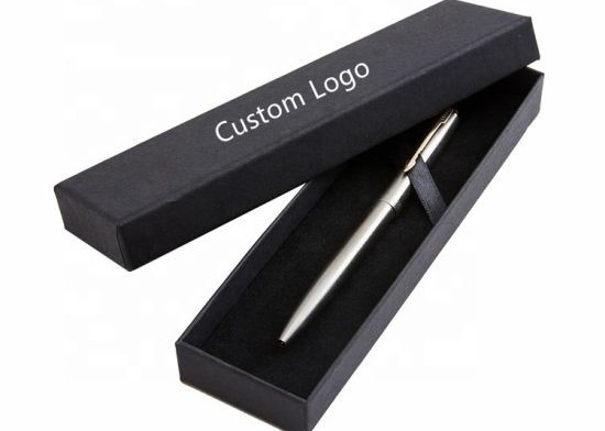 Custom Logo Matte Lamination Pen Packaging Box With Songe Insert
