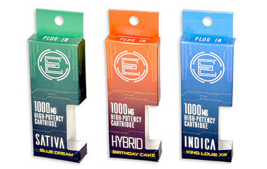 quality 인도 대마를 위한 박스를 패키징하는 230GSM 하얀 카드 백서 factory